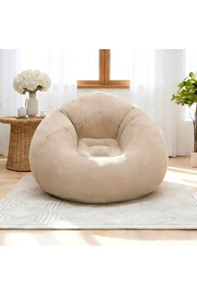 Mtanvxay كرسي استرخاء منزلي خارجي قابل للنفخ على شكل كرة، أريكة خفيفة الوزن م...