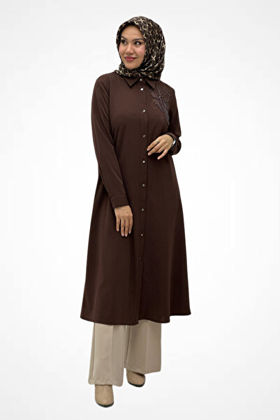 çınar özkan İnci Nakışlı Tunik 2211