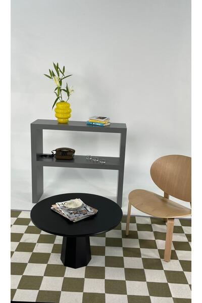 kuppdesign Lilyum Mantar Orta Sehpa Siyah