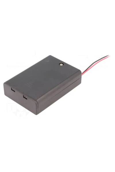 motor starter Carcasă pentru baterii AA/R6 cu capac, slot pentru 3 baterii