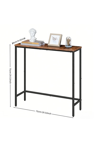 RahaShop For Narrow Hallway, SofaSide & Small Space24cmThin IndustrialSideTab...