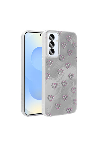 Ceponya Galaxy S24 Plus Case Shiny Happy Silicone Cover with Camera Protrusio...