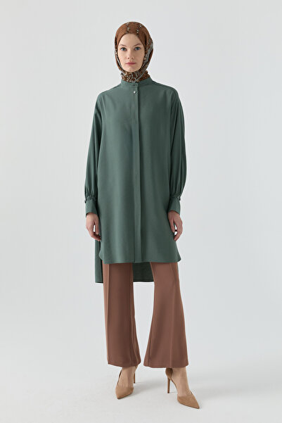 Tuğba Beli Lastikli Culotte Pantolon - Fındık