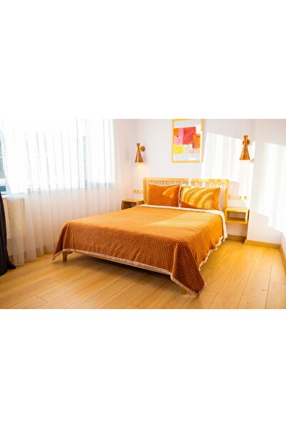 Merinos All Day 3 Parça Çift Kişilik Yatak Örtüsü Set Kutulu