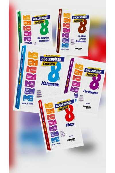 Ankara Yayıncılık ANKARA YAYINLARI 8 SINIF 5 Lİ KONU SETİ(TÜRKÇE.MAT.FEN.İNK....