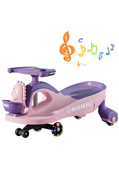 Ma Baby Kids Ride on Push Car, Lightweight Balance Swing Car for Outdoor Indo...