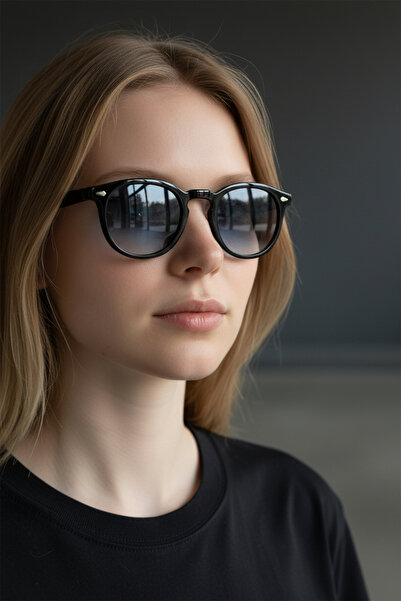 De Valentini Transparent Color Unisex Bone Sunglasses