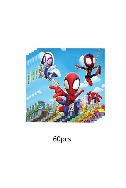 Miniso 60pcs 20/40/60pcs Spider-Man and his Amazing Friends Party Supplies，na...