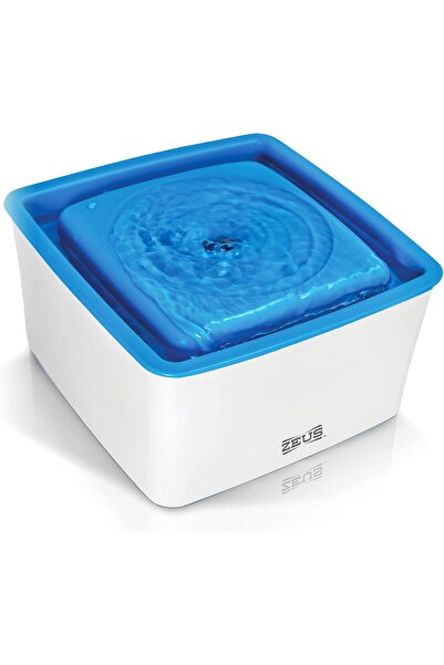 ZEUS نافورة شرب صغيرة للكلاب - 1.5 لتر (50.7 أونصة سائلة)