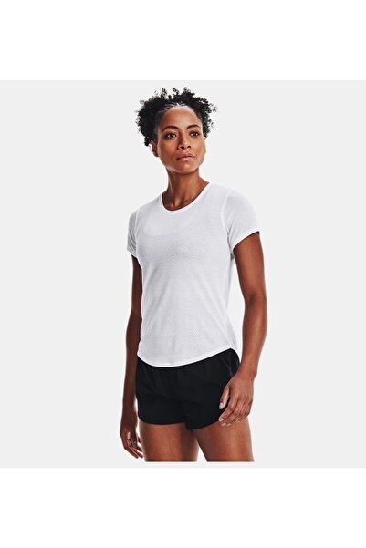 Under Armour Streaker SS Kadın T-Shirt - Beyaz