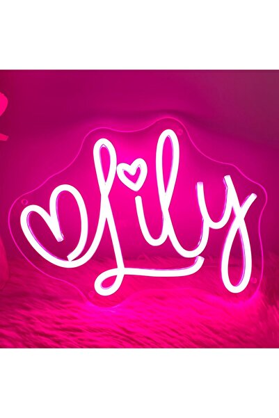 Slasa Custom Name Neon Sign 14–20 inch Personalized LED Wall Light for Bedroo...