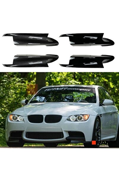 RAMM BMW E90 E91 E92 E93 M3 Ön Tampon Flap Seti - Parlak Siyah