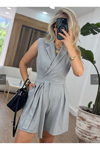 Sima Butik KADIN ŞORTLU TULUM