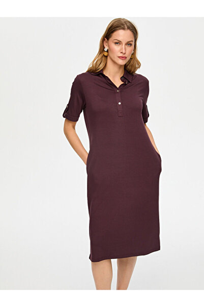 Faik Sönmez Polo Yaka Elbise S26ELB001