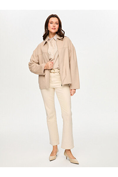 Faik Sönmez Astarsız Kaşe Ceket S26CKT032