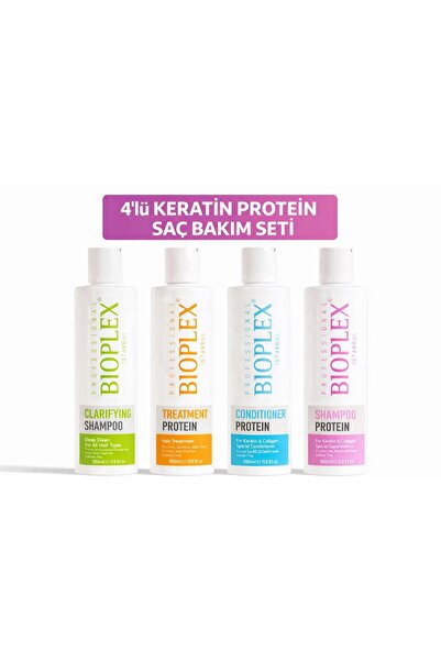 bioplex professional istanbul 4 lü keratin protein saç bakım seti 350 ml.