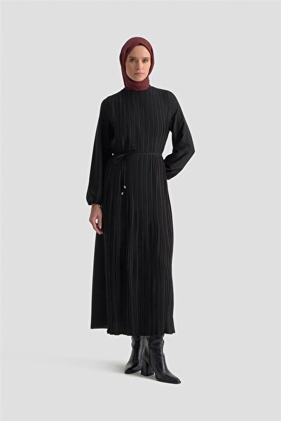 Armine Elbise ORTD9435-1 Siyah