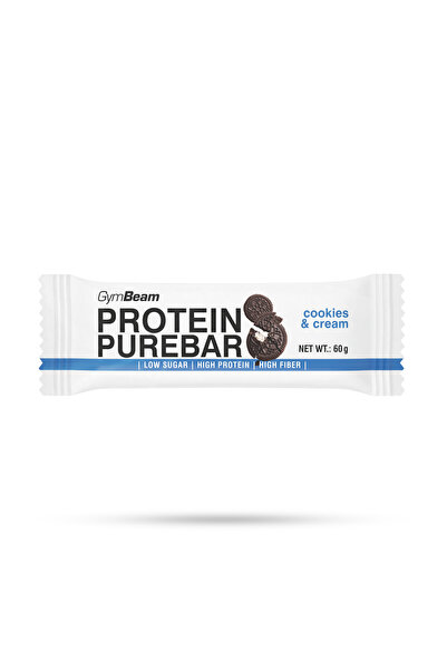 GymBeam Protein PureBar, 60 g, fursecuri și cremă