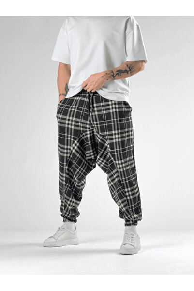 COCOPELLI Green Plaid Men's Sports Shalwar Coc2792