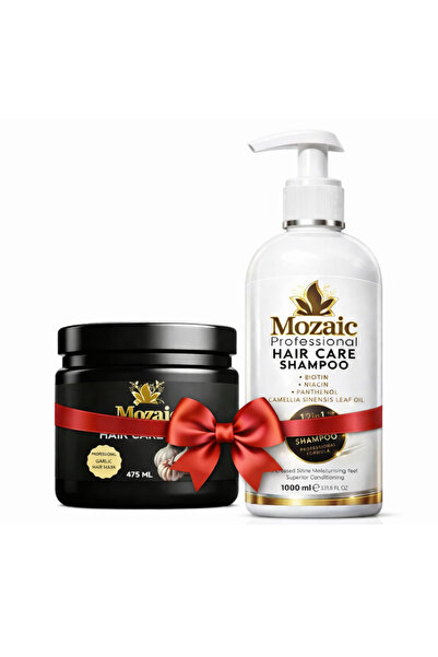 MOZAİC Total Care Duo – Mască cu Usturoi + Șampon 12 în 1 Expert