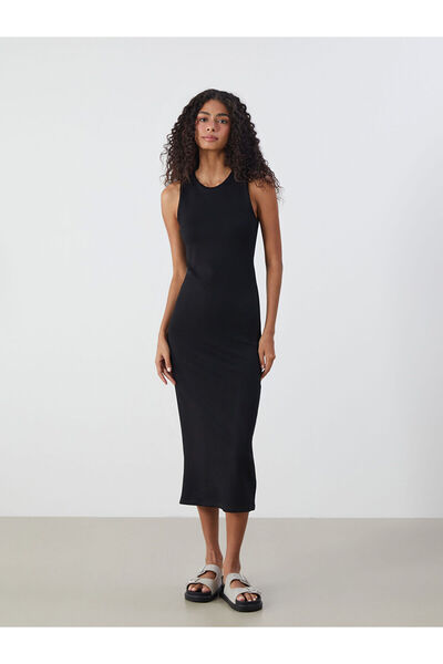 LC Waikiki Φόρεμα Bodycon με λαιμόκοψη Özmarka New Season