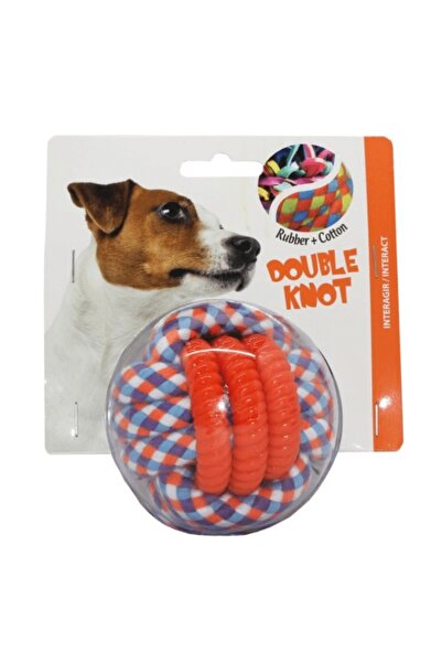 AgroBiothers Laboratoire Rubber Ball with Rope for dogs to play with - Double...