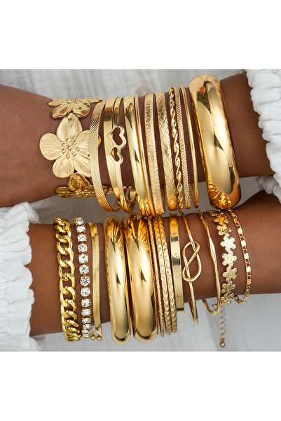 Ervalina Goemetrik Basic Bileklik (Karışık Göndeerim)