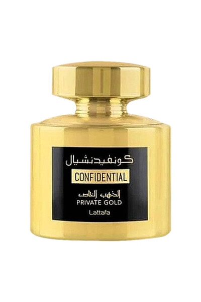 Lattafa perfumes Confidential Private Gold, EDP 100 ml, femeie