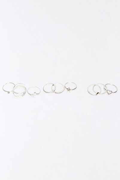 Bershka 9’lu ince yüzük seti