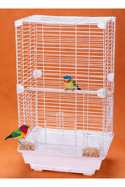 KidLe Large Transparent Bird Cage Parrot Cage Bird House Villa Large Space Vi...
