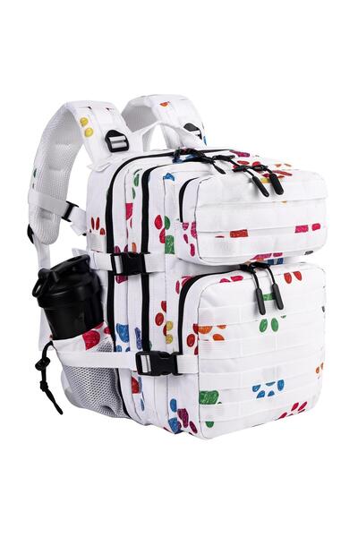 QUİCKPREP Black Tactical Waterproof Backpack - 25 Liter Mountaineering and Ca...