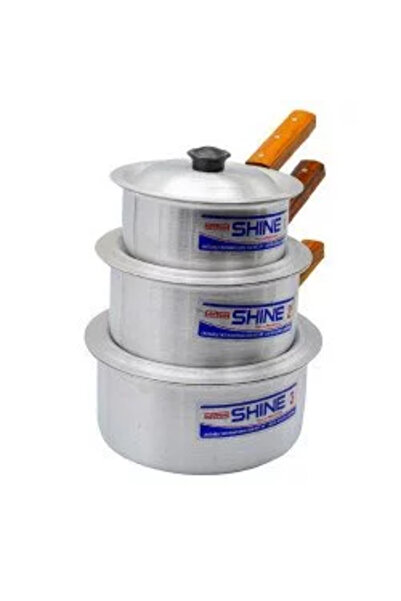 BASURRAH 3-piece frying pan set with lid