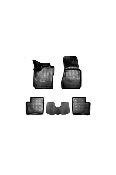 Smart Комплект от 4 гумени стелки тип „тава“ за Forfour W453 2014-настояще