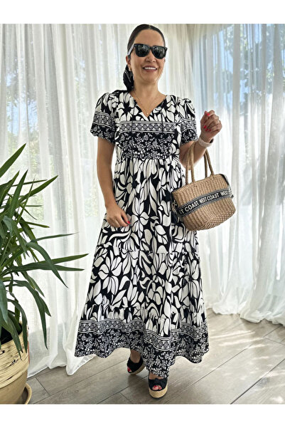 Burcu Özpıranga GOLY Rahat Coton Elbise