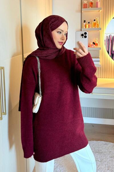 Hazamoda Elmas Ovs Kazak Bordo