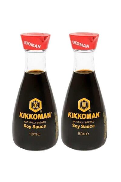 Kikkoman Soya Sosu Cam Şişe 150 ml x 2’li Set