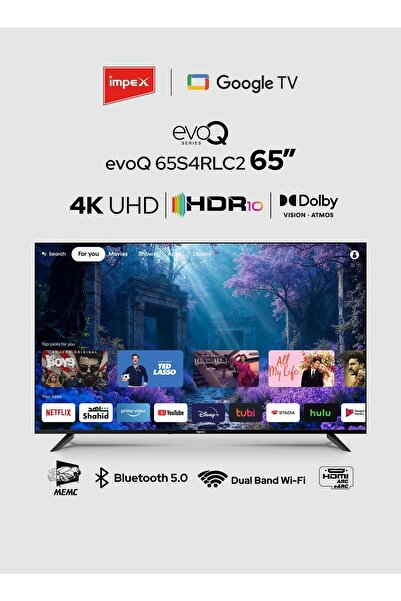 İMPEX 65 Inch 4K Ultra HD Smart LED Google TV
