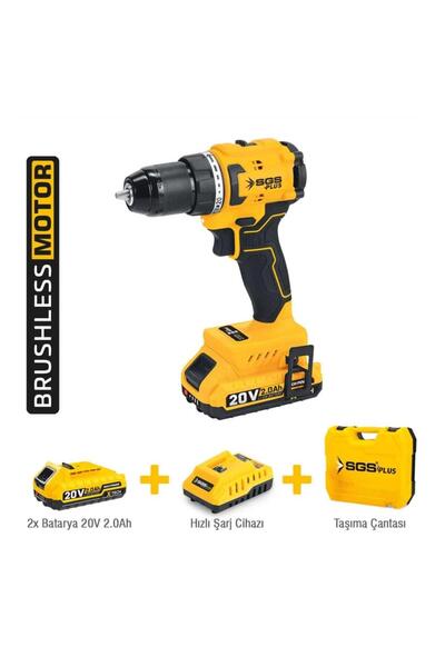 SGS Akülü Vidalama Seti 20w 2x2.0Ah 60nm