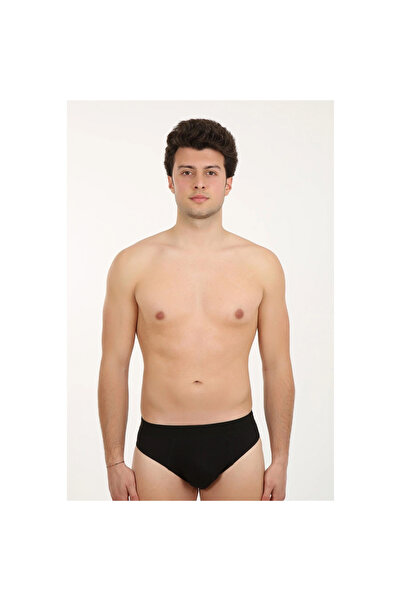 Narnuga MİRAY- سروال داخلي رجالي من الليكرا باللون الأسود