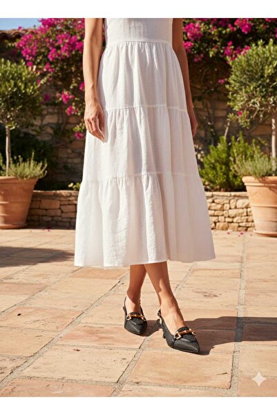 KUUM LONDON K70-5850 Women's Buckle Heeled Shoes