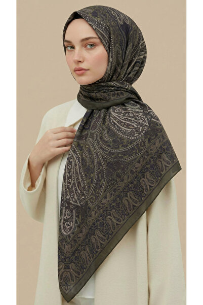 Karaca Eşarp Ethnic Pattern 120*120 cm Cotton Scarf