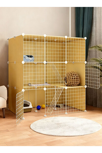 KidLe Cat Cage Extra Large Free Space Home Cat House Luxury Cat Villa Indoor