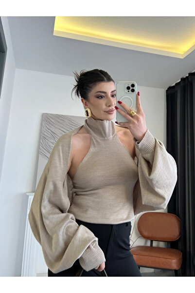 My Blog Mink Knitwear Bolero Set - 601117