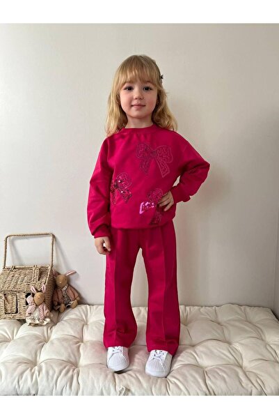 öykümgaleria Girl's Seasonal Spanish Style Top and Bottom Set
