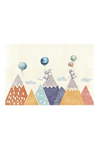 Factory Price سجادة لعب محشوة بتصميم أرنب وتلال – سجادة ناعمة مبطنة بظهر مانع...
