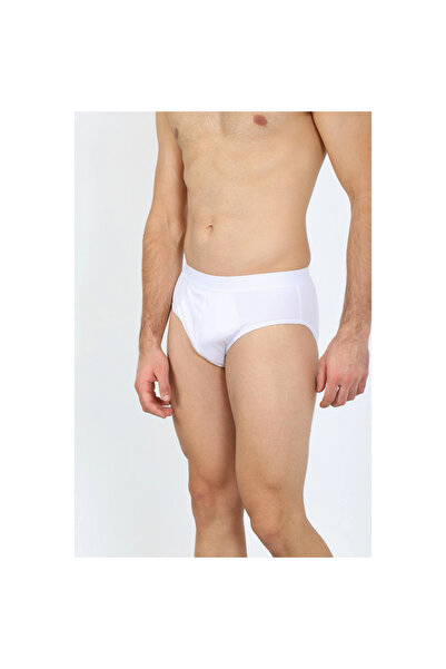 Narnuga MİRAY- سروال داخلي رجالي من القطن الليكرا باللون الأبيض