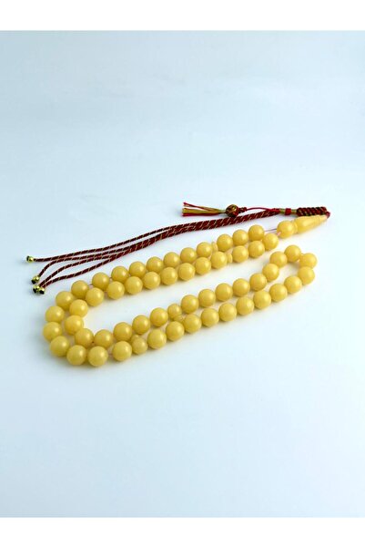 221331 An elegant rosary made of bakelite, with a handmade tassel.