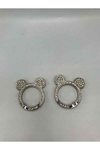 Zeyora Patterned Spring Ring, Bag Accessory, Spring Hook (2 Pcs)