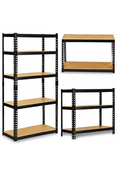 Other Metal storage rack 183 x 90 x 40 cm Humberg HR-853 black