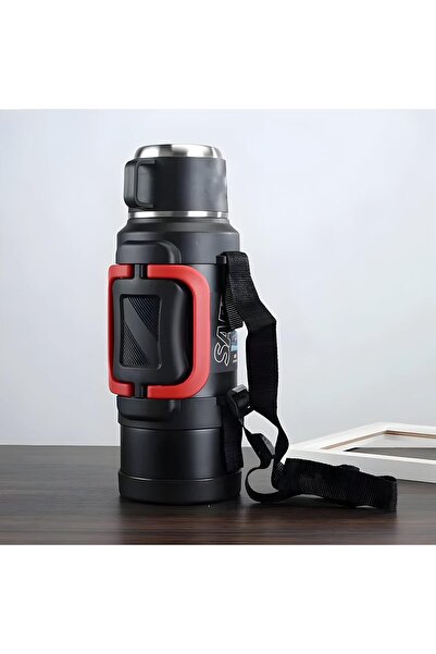 PUKON ترمس بلاستيكي للشاي والقهوة والحساء والماء مع مصفاة - يحافظ على المشروب...